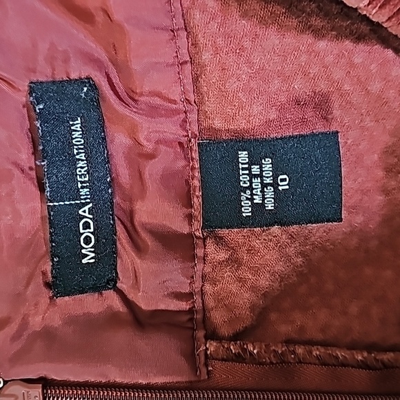 Moda international Corduroy Mini Skirt Size 10 - Picture 3 of 7